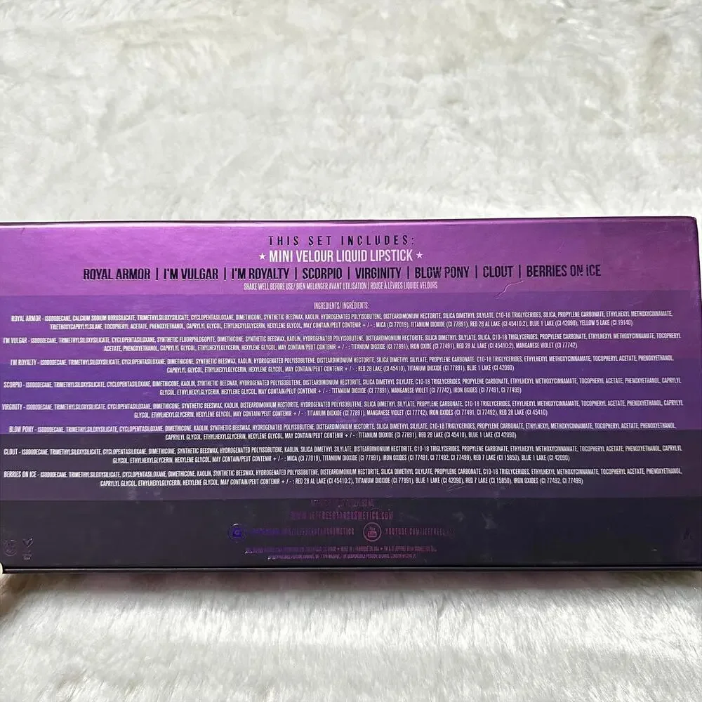 NIB Jeffree Star Queen B*tch Limited Edition Velour Liquid Lipstick Set